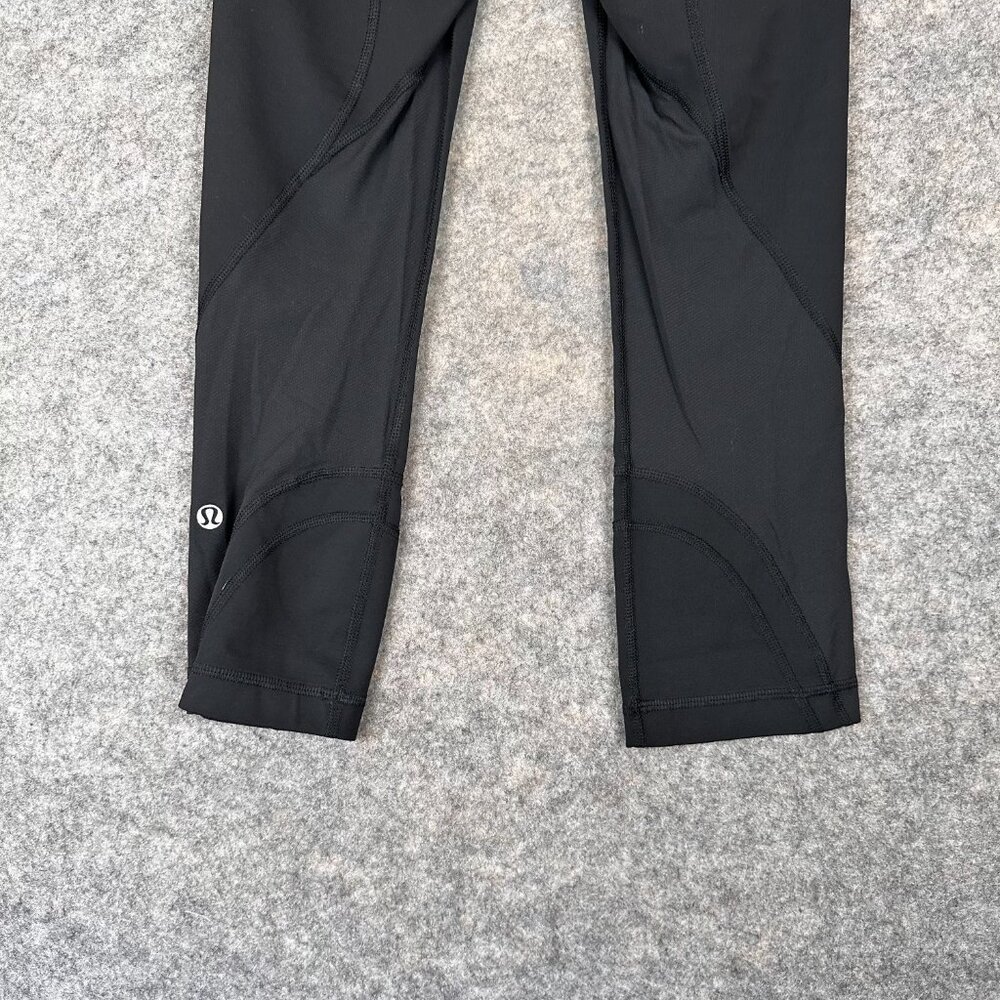 Lululemon Cropped Black Performance Leggings Wome… - image 6